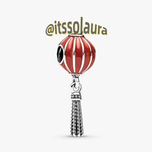 Pandora Chinese Lantern Dangle Charm, Red Enamel